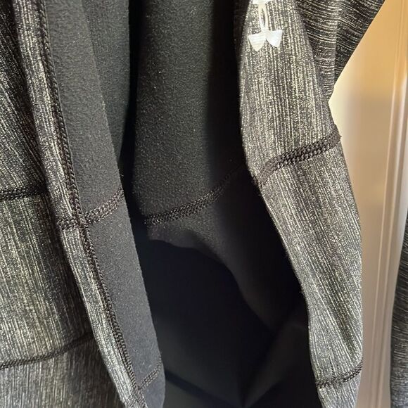 Under Armour dark gray shimmer mock neck pullover - Picture 2 of 5